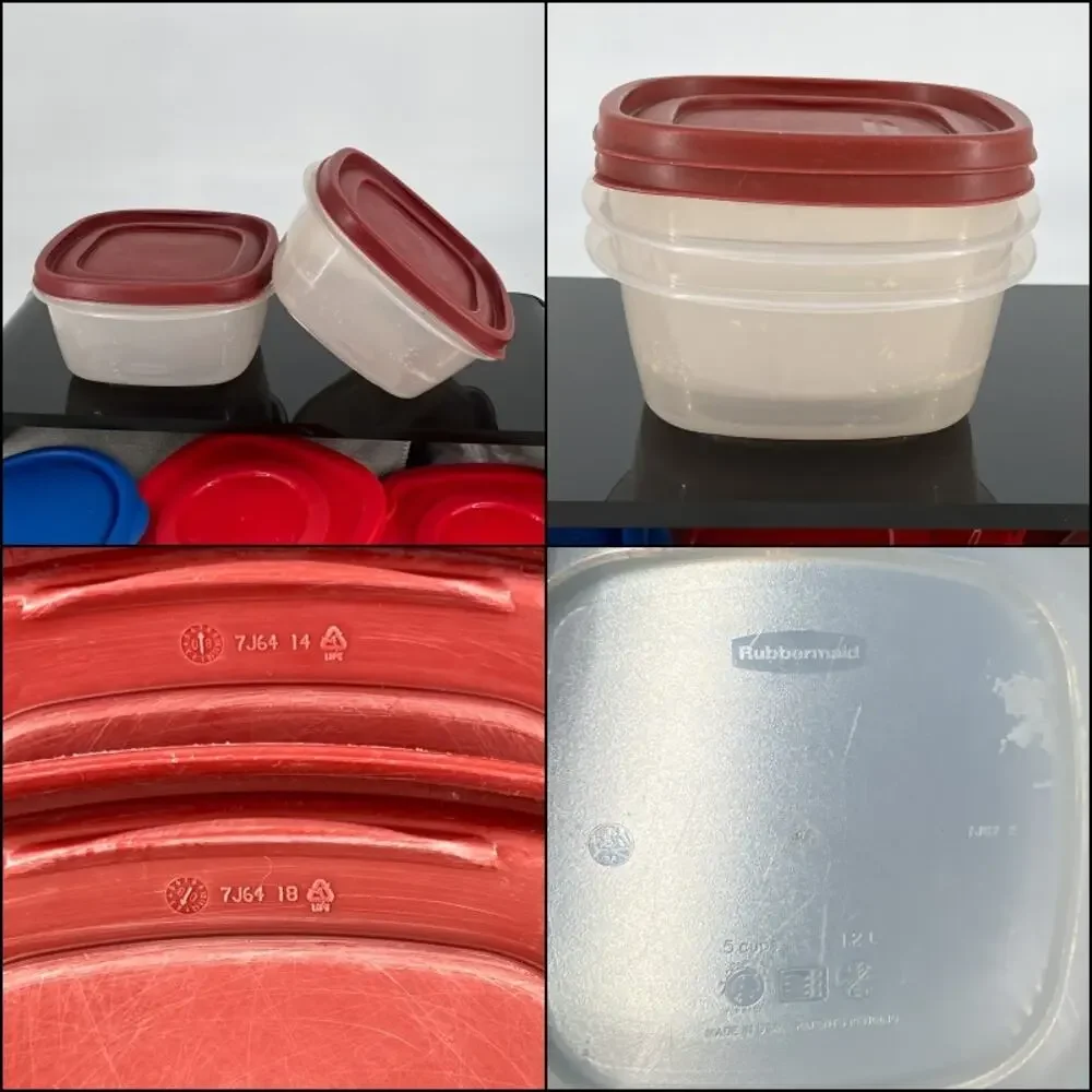Rubbermaid Betty Crocker Bundle  3-5 Cup Capacity (5 Containers with Lids)